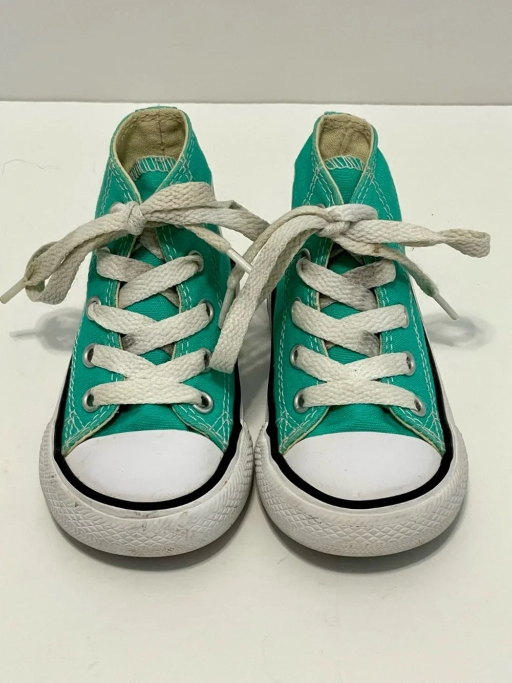Converse All Star Chuck Taylor Classic High Top Kids Sneakers Youth Size 5 Teal